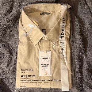 George Men's Long Sleeve Dress Shirt